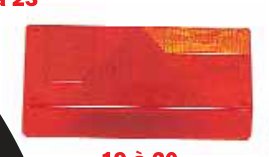 Cabochon de feu 6 fonctions AJBA droit bombé — grand modèle – L.240 Erdé 09191101