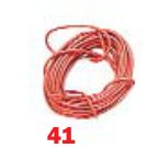 Fil 1 conducteur — Longueur 5 m-section 0,75mm Erdé 09191039