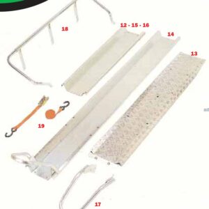 Rampe de Chargement — Long.1 m PM011/PM021/PM031/PM 300/CH 450/750 Erdé RC 001