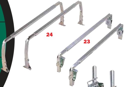 Barres de capot ABS Erdé BC 001