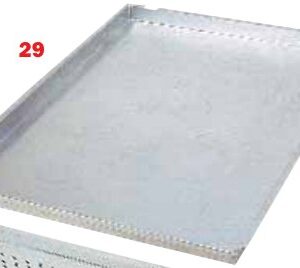 Bac acier supérieur amovible 122/127 Erdé BA 120