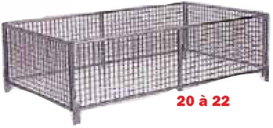 Rehausse grillagées 213/218 Erdé RG 210