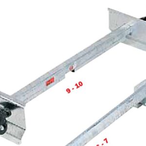 Essieu Châssis 450 — 450kg EAB 1110mm-Voie 1400 mm Erdé 09191541