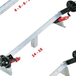Essieu 142/143 — 600kg EAB 1010mm-Voie 1225mm Erdé 09191535
