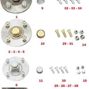 Bouchon moyeu Ø 35mm d’emmanchement Erdé 09191007