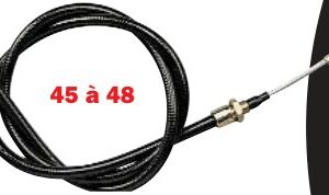 Câble de frein DAXARA 237/238F — long. 1320mm Erdé 09192001