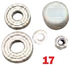 Kit réparation moyeu alu (1 roue) Erdé 09191029