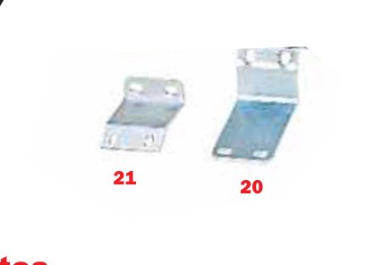 Etrier fixation garde boue CH 450 Erdé 09192755