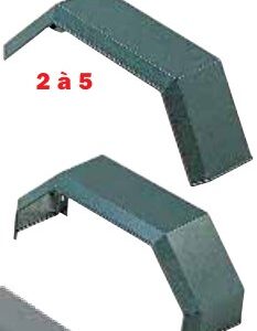 Garde boue — 161 à 197F750 — (13 pouces) bords roulés Erdé 09191673
