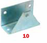 Etrier U support roue jockey timon V Erdé 09191709