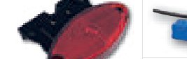 Feu de gabarit rouge LED 12-30 V Fristom FT-061 C+K LED QS075