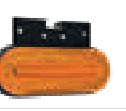 Feu de gabarit orange LED 12-30 V Fristom FT-071 + K LED