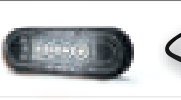 Feu de gabarit blanc LED 12-30 V Fristom FT-073 B LED