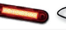 Feu de gabarit rouge LED 12-30 V Fristom FT-073 C LED LONG