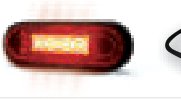 Feu de gabarit rouge LED 12-30 V Fristom FT-073 C LED