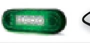 Feu de gabarit LED 12-30 V Fristom FT-073 ZIEL LED DARK