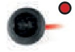 Feu de gabarit rouge LED Fristom FT-074 C LED DARK
