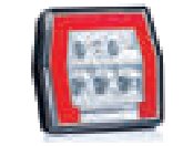 Feu arrière LED 4 fonctions 12-30 V — baïonnette 5 broches Fristom FT-120 T LED BAJONET