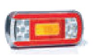Feu arrière LED 5 fonctions — câble 1 m Fristom FT-130 NT COF LED BAJONET