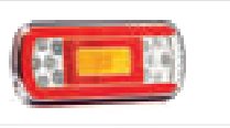 Feu arrière LED 5 fonctions — câble 1 m Fristom FT-130 NT PM LED