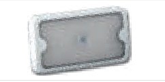 Lámpara LED de iluminación interior con interruptor, 4 niveles de luz : 1000 lm / 460 lm / 70 lm / ambiente rojo, 12–30V, rectangular, cable de 0,15 m Fristom FT-162 LED TS ADR