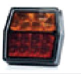 Feu arrière LED 4 fonctions 12 V — baïonnette 5 broches Fristom FT-222 T LED BAJONET