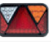 Feu arrière LED 5 fonctions droit 12 V — baïonnette 5 broches Fristom FT-270 P NT LED COF BAJONET 5PIN