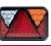 Feu arrière LED 6 fonctions droit 12 V — baïonnette 5 broches Fristom FT-270 P TB LED COF BAJONET 5 PIN