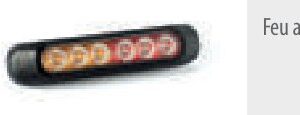 Feu arrière LED 3 fonctions 12/24 V — câble 1 m Fristom FT-330 LED