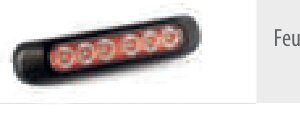 Feu arrière LED 1 fonctions 12/24 V — câble 1 m Fristom FT-332 LED