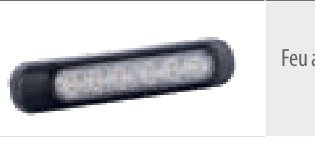 Feu arrière LED 1 fonctions 12/24 V — câble 1 m Fristom FT-334 LED