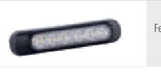 Feu arrière LED 1 fonctions 12/24 V — câble 1 m Fristom FT-335 LED