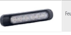 Feu arrière LED 2 fonctions 12/24 V — câble 1 m Fristom FT-336 LED