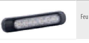 Feu arrière LED 2 fonctions 12/24 V — câble 1 m Fristom FT-336 LED