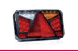 Feu arrière LED 7 fonctions droit 12 V — baïonnette 6 broches Fristom FT-370 P TB LED O BAJONET 6PIN 12V
