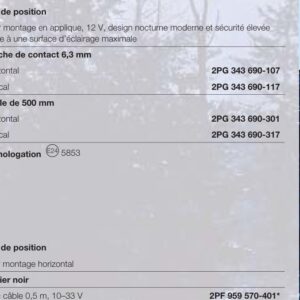Feu de position Hella 2PG 343 690-107