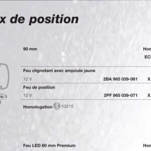 Feu de position Hella 2PF 965 039-071