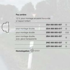 Feu arrière Hella 2ZR 008 805-047