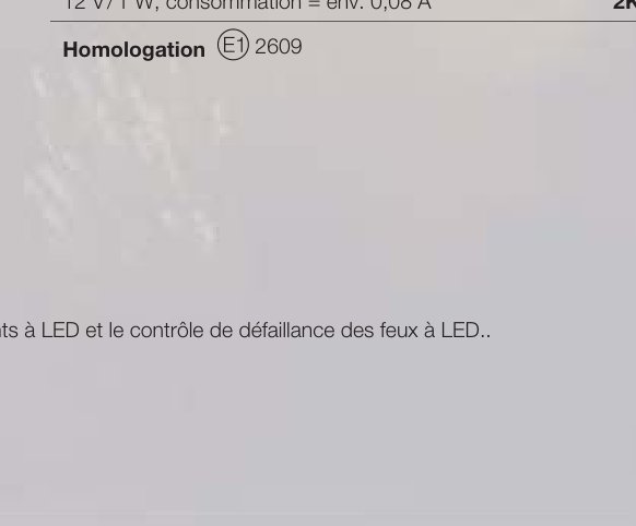 Eclaireur de plaque LED Hella 2KA 959 640-607