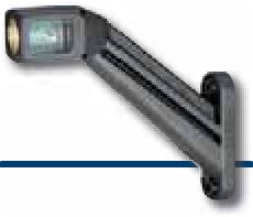 Feu de gabarit LED sur bras caoutchouc Hella 2XS 011 744-041