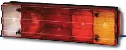 Feu arrière halogène avec câble 1400 mm et connecteur 6 broches Hella 2SK 340 101-011
