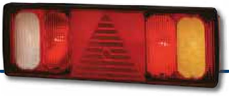 Feu arrière multifonction hybride gauche avec feu de gabarit LED Hella 2VP 340 961-531