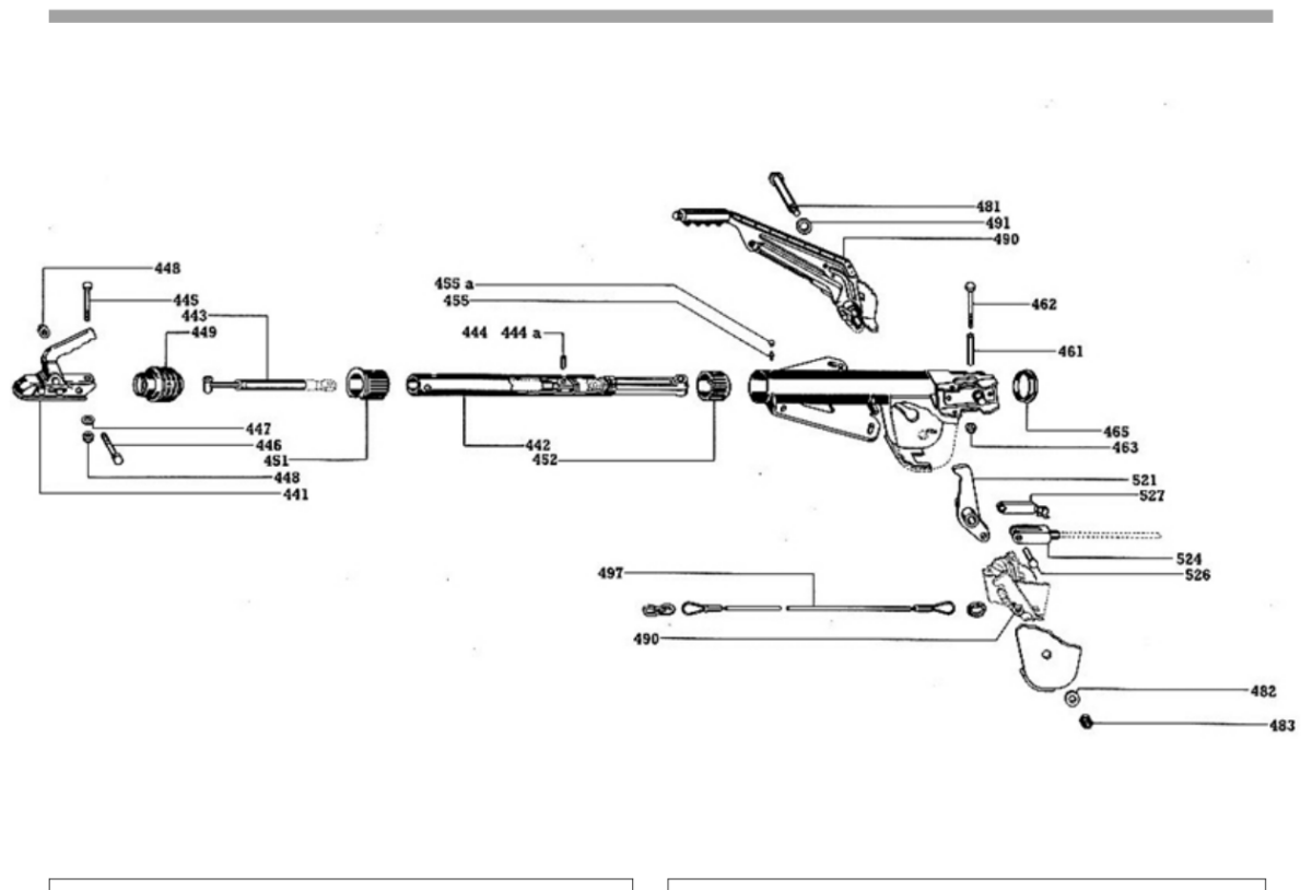 Vue éclatée Commande de freinage BPW ZAF 1,35-1