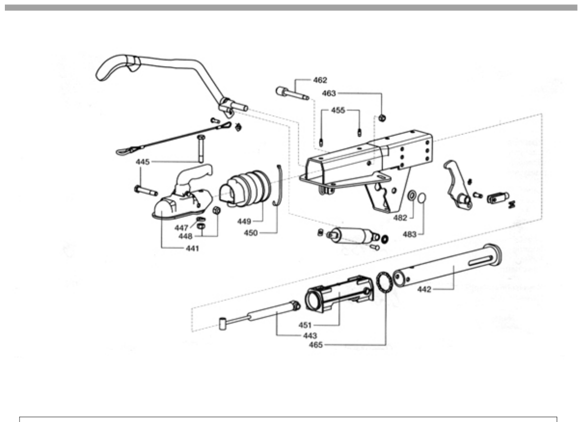 Vue éclatée Commande de freinage BPW ZAF 1.0– bis 2.8-2