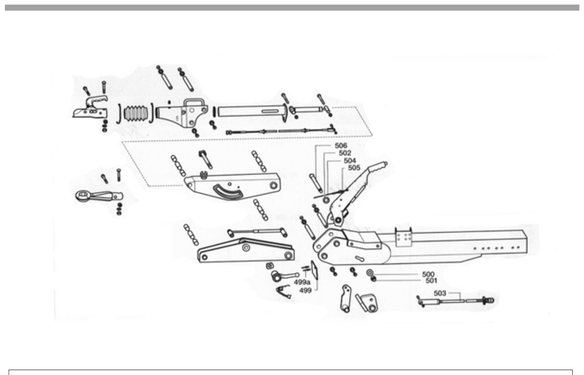 Vue éclatée Commande de freinage BPW ZAV - 4 / - 5