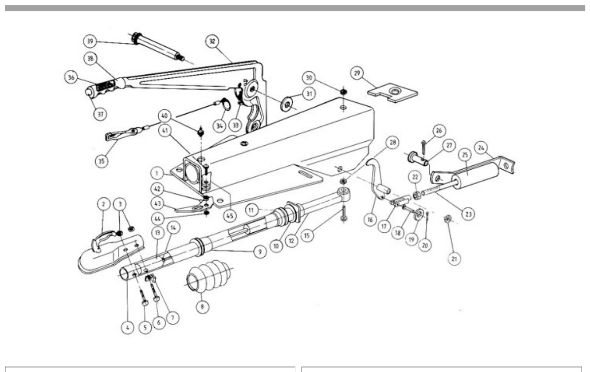 Vue éclatée Commande de freinage AL-KO 90 S/1+2 Federspeicher bis 12/1988