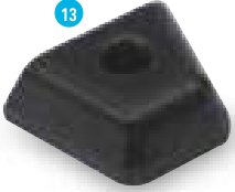 Guide en nylon de cloison Ifor Williams C17095