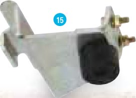 Support pivotant de cloison Ifor Williams KS4183