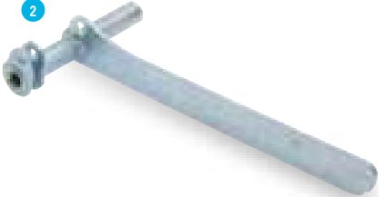Pivot de feuillet droit Ifor Williams AS1970