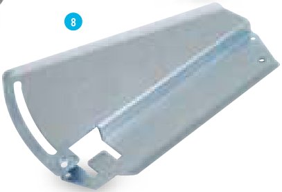 Support de feuillet droit Ifor Williams C12230